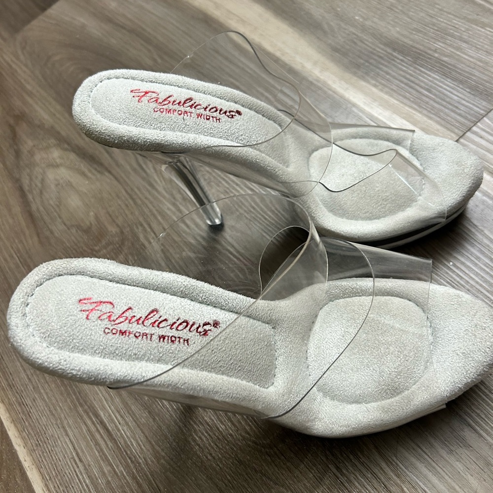 Clear Heeled Women's Shoes